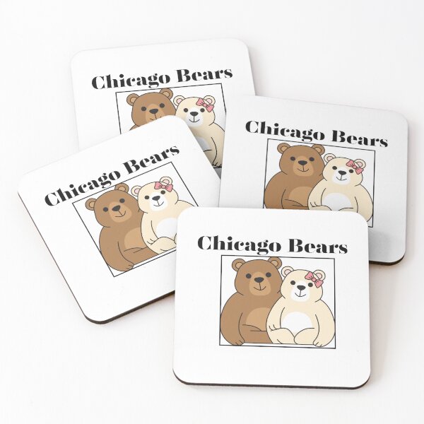Item preview, Chicago Gridiron Bear – Bold Trend Art Illustration designed and sold by nytrends.