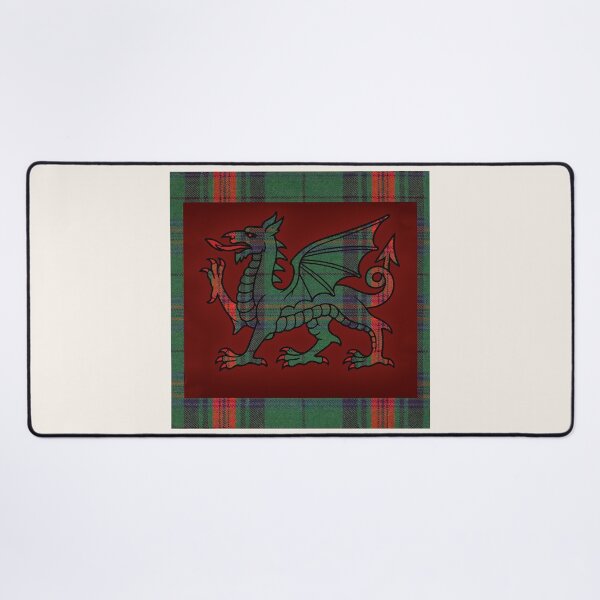 Item preview, Owen Welsh Tartan – The Noble Lineage & y Ddraig Goch - the red dragon designed and sold by WheelieGdArt.