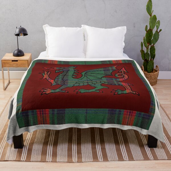 Item preview, Owen Welsh Tartan – The Noble Lineage & y Ddraig Goch - the red dragon designed and sold by WheelieGdArt.