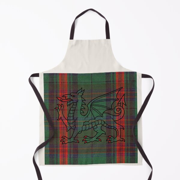 Item preview, Owen Welsh Tartan – The Noble Lineage & y Ddraig Goch - the red dragon v2 designed and sold by WheelieGdArt.