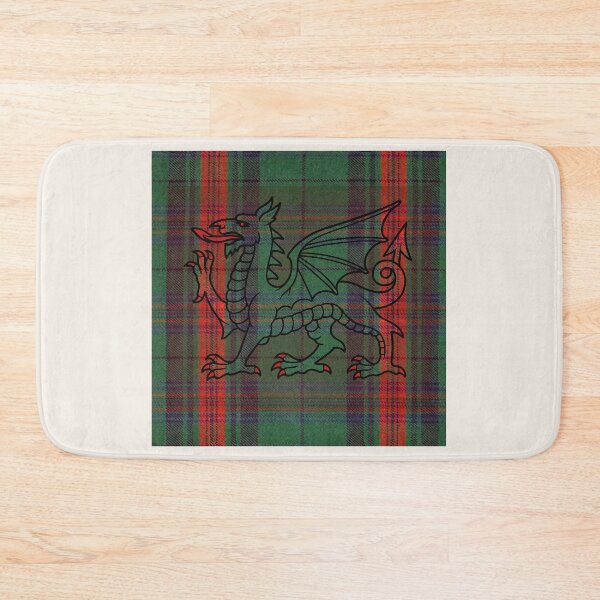 Item preview, Owen Welsh Tartan – The Noble Lineage & y Ddraig Goch - the red dragon v2 designed and sold by WheelieGdArt.