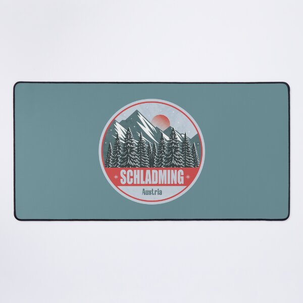 Item preview, Schladming Austria – Snowy Mountain Winter Badge designed and sold by CynthiaGraphics.
