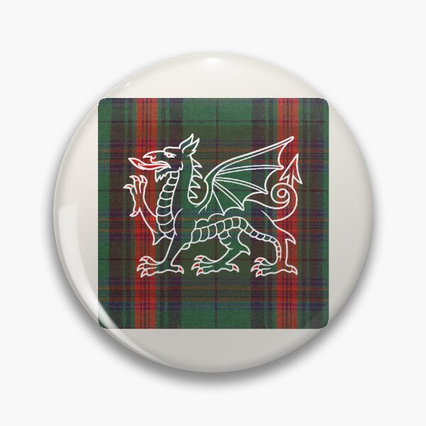 Item preview, Owen Welsh Tartan – The Noble Lineage & y Ddraig Goch - the red dragon v3 designed and sold by WheelieGdArt.