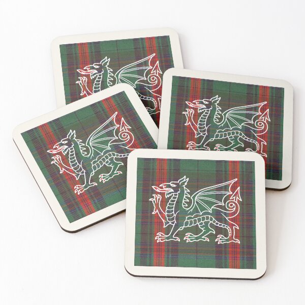 Item preview, Owen Welsh Tartan – The Noble Lineage & y Ddraig Goch - the red dragon v3 designed and sold by WheelieGdArt.