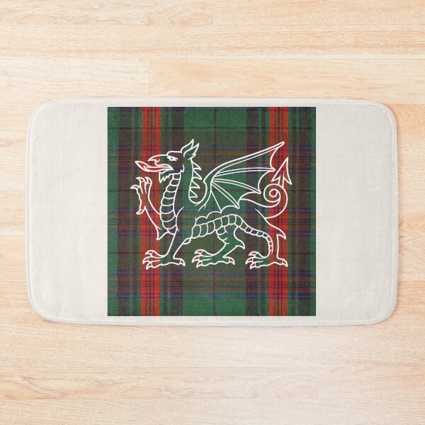 Item preview, Owen Welsh Tartan – The Noble Lineage & y Ddraig Goch - the red dragon v3 designed and sold by WheelieGdArt.