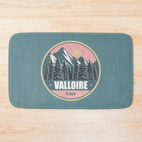 Item preview, Valloire France – Snowy Mountain Winter Badge designed and sold by CynthiaGraphics.