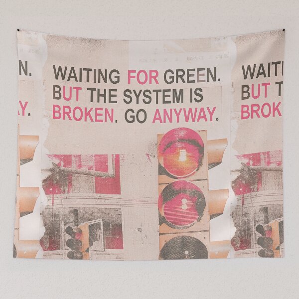 Item preview, Broken System: Waiting for Green, Go Anyway designed and sold by Raw-Ink.