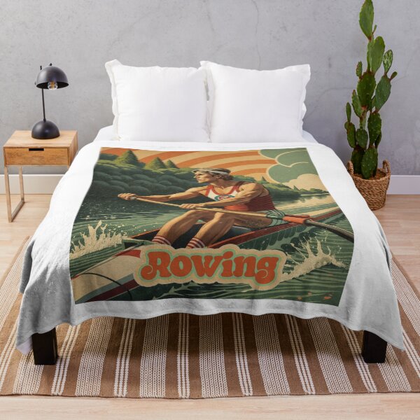 Item preview, Rowing Retro – Vintage Athlete in Motion designed and sold by ForeverPrintsOK.