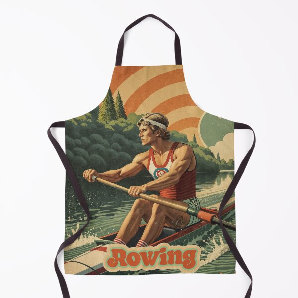 Item preview, Rowing Retro – Vintage Athlete in Motion designed and sold by ForeverPrintsOK.