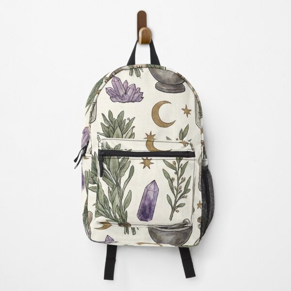 Item preview, Mystical Herbalist & Crystal Seamless Pattern | Botanical Witch Aesthetic designed and sold by StickyGuys.