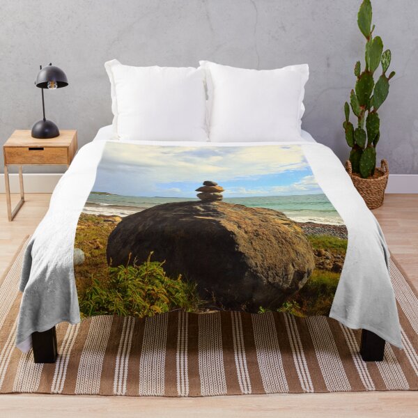 Item preview, Rock Cairn At Orient Bay Saint Martin designed and sold by LisaWootenPhoto.