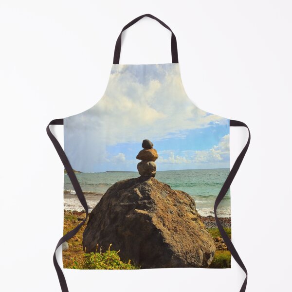 Item preview, Rock Cairn At Orient Bay Saint Martin designed and sold by LisaWootenPhoto.