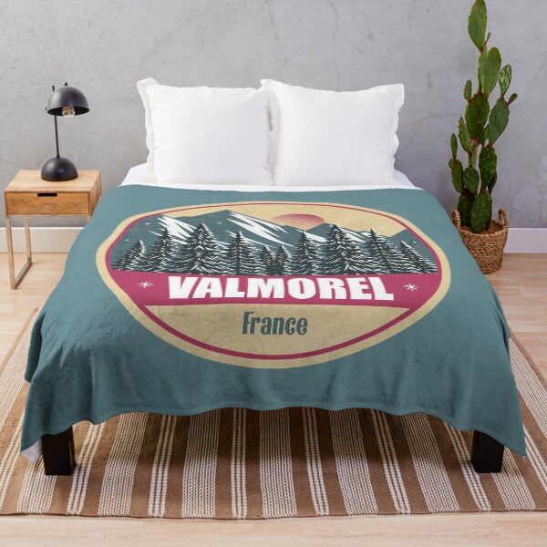 Item preview, Valmorel France – Snowy Mountain Winter Badge designed and sold by CynthiaGraphics.