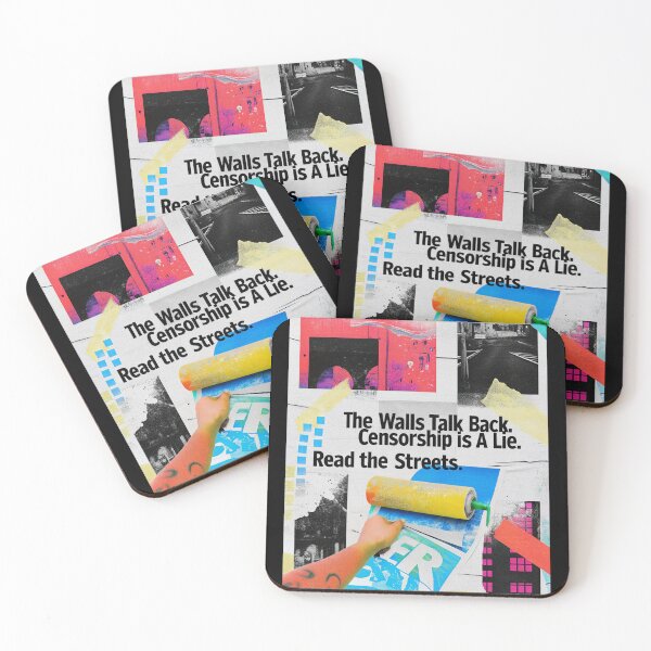 Item preview, The Walls Talk Back: Censorship is a Lie designed and sold by Raw-Ink.
