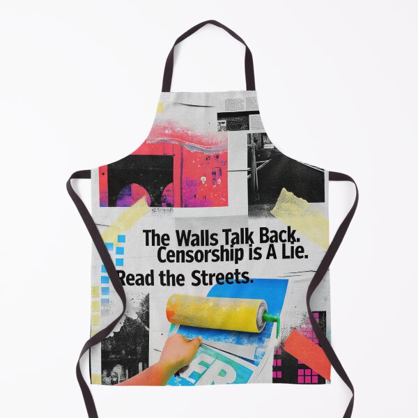 Item preview, The Walls Talk Back: Censorship is a Lie designed and sold by Raw-Ink.