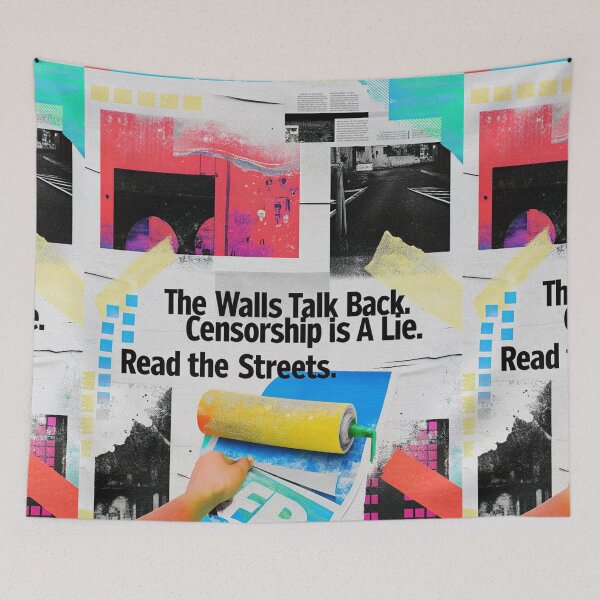 Item preview, The Walls Talk Back: Censorship is a Lie designed and sold by Raw-Ink.