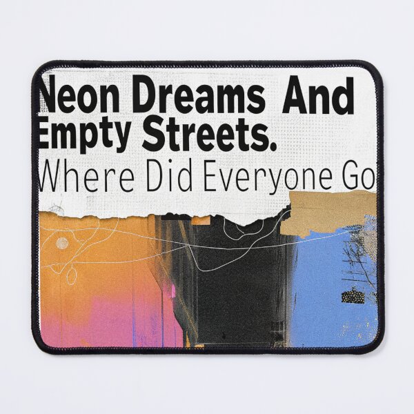 Item preview, Neon Dreams: Wet Asphalt and Empty Alleyways designed and sold by Raw-Ink.