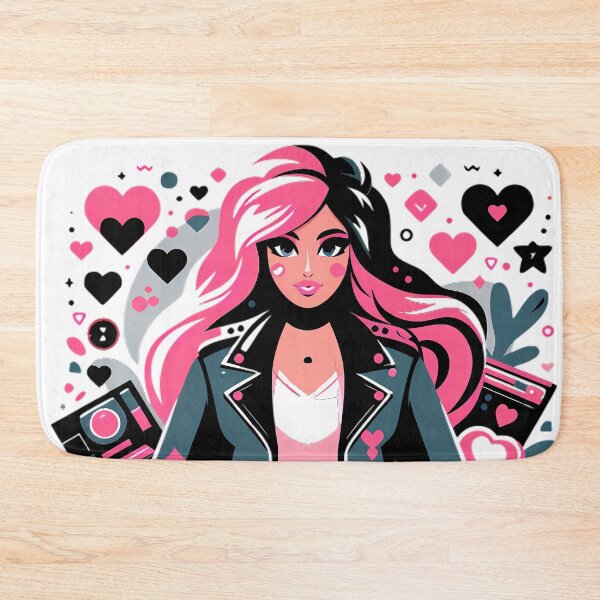 Item preview, Pink Hair Gamer Girl Gaming Controller Design designed and sold by DrawDrip.