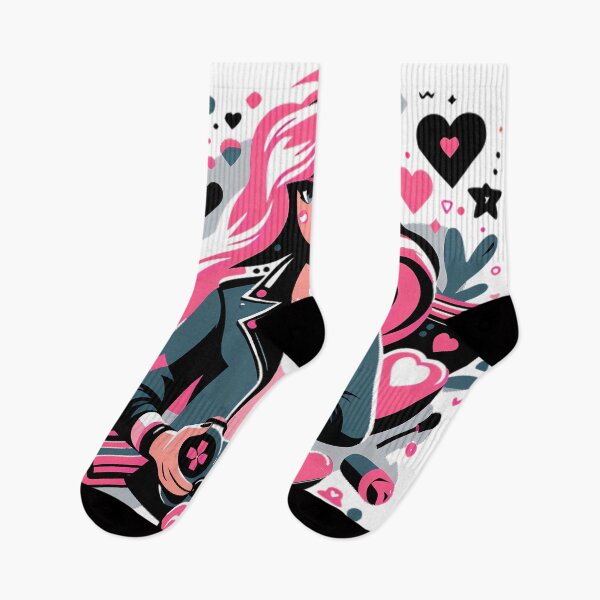 Item preview, Pink Hair Gamer Girl Gaming Controller Design designed and sold by DrawDrip.