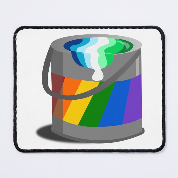 Item preview, Proud Paint Gay Pride Flag in a Bucket designed and sold by HarveyHandcraftsandDesigns.