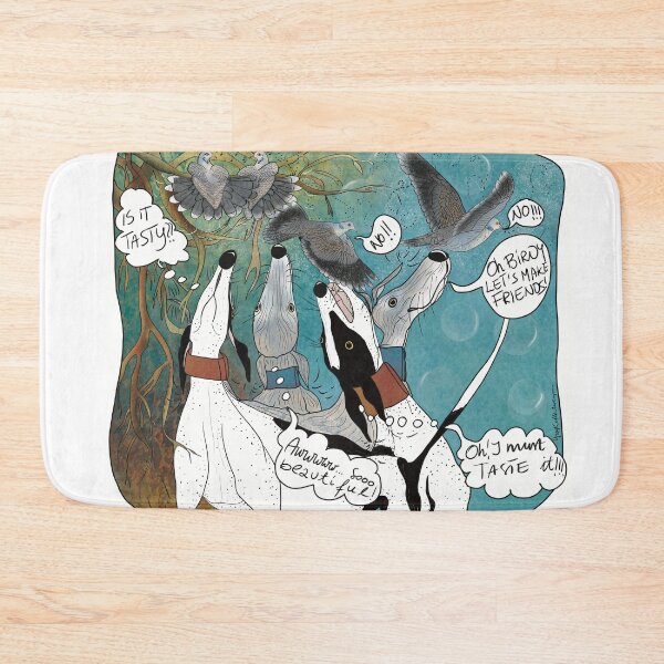 Item preview, 2 turtle doves and the greyhounds designed and sold by greytcollective.