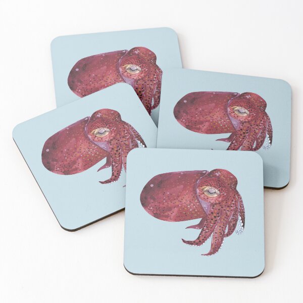 Item preview, STUBBY SQUID/BOBTAIL SQUID-Rossia pacifica designed and sold by BEATRIZ ABAITUA.
