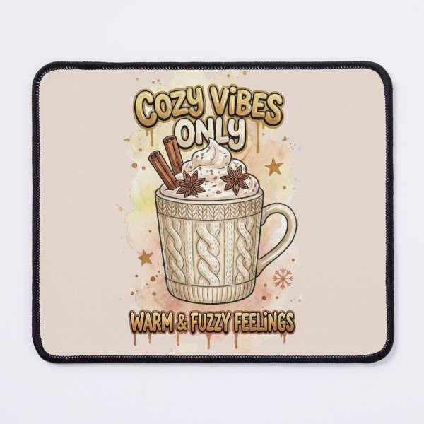 Item preview, Cozy Vibes Only – Knitted Mug Winter Comfort Illustration designed and sold by MiszungART.