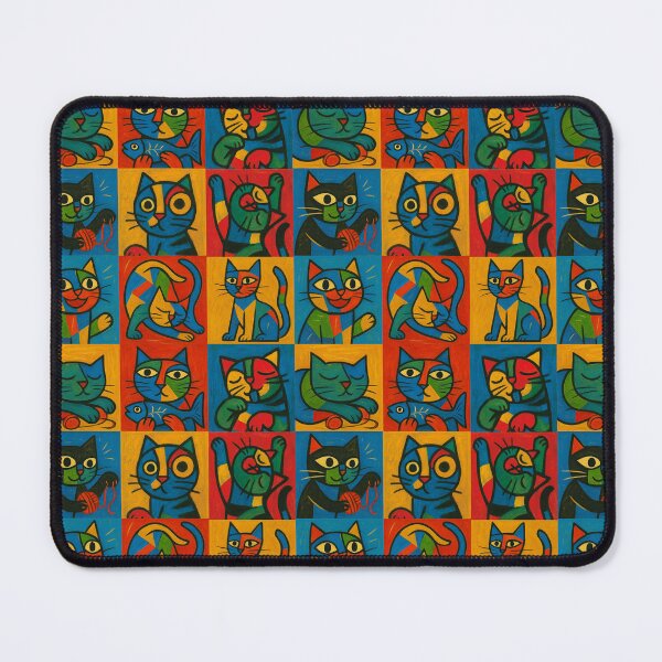 Item preview, Cubist Cat Expressions Grid designed and sold by Nope Cats.