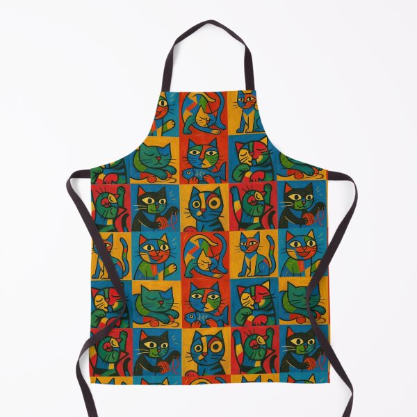 Item preview, Cubist Cat Expressions Grid designed and sold by Nope Cats.