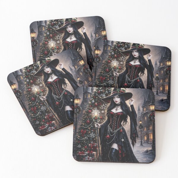 Item preview, Miranda the Witch – Gothic Christmas Night designed and sold by MrsMimpi.
