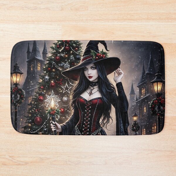 Item preview, Miranda the Witch – Gothic Christmas Night designed and sold by MrsMimpi.