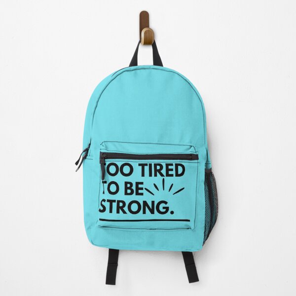Item preview, Too Tired To Be Strong – Minimal Deep Quote T-Shirt designed and sold by Abdennaim.