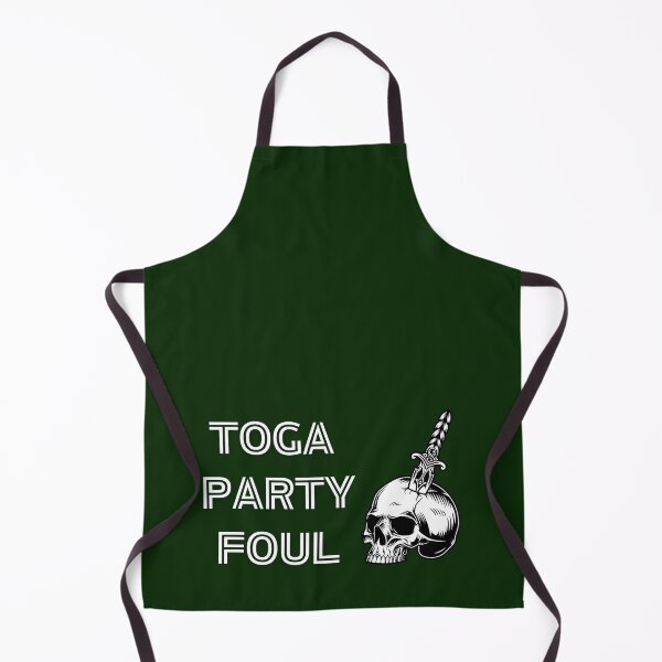 Item preview, Toga Party Foul – Skull and Dagger Ancient Party Humor Shirt designed and sold by RollForDesignCo.