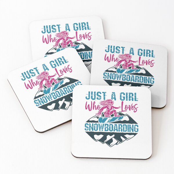 Item preview, Just a Girl Who Loves Snowboarding designed and sold by jaygo.