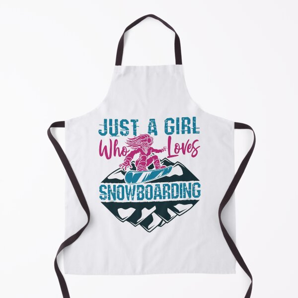 Item preview, Just a Girl Who Loves Snowboarding designed and sold by jaygo.