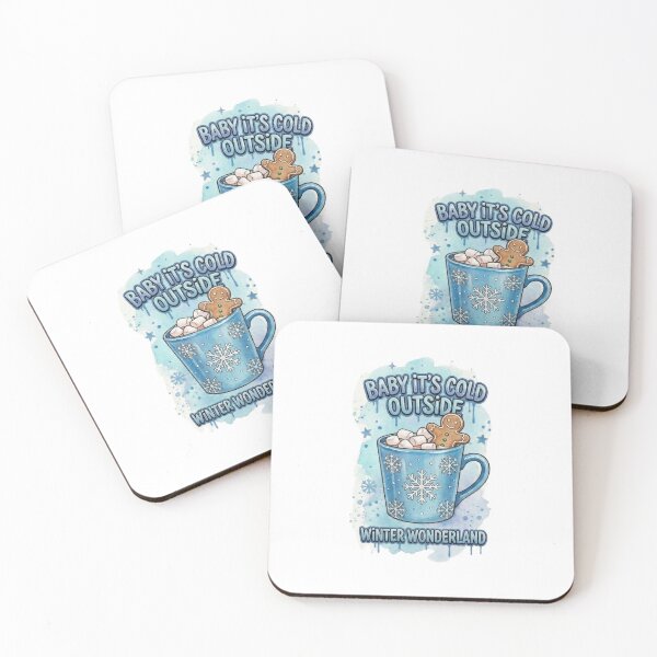 Item preview, Baby It’s Cold Outside – Cute Winter Wonderland Cocoa Mug designed and sold by MiszungART.