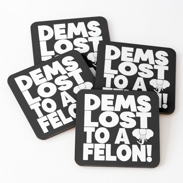 Item preview, DEMS LOST TO THE FELON! (WHITE A) ©2025 FELON WON – 7454 Train Co designed and sold by 7454TrainCo.