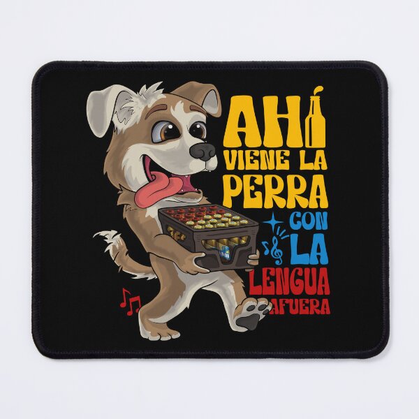 Item preview, Drawing of a happy little dog based on a Colombian December song designed and sold by FoxnakeChiros.