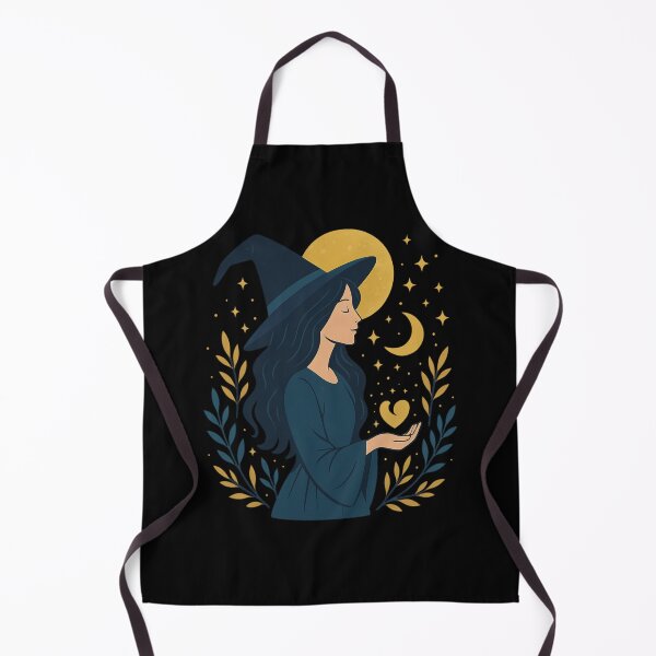 Item preview, Moon Witch – Mystical Celestial Illustration designed and sold by jolille.