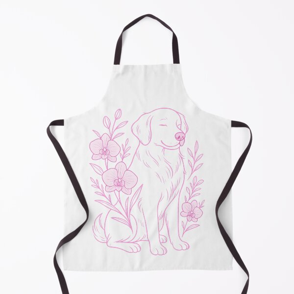 Item preview, Elegant Dog & Orchid Botanical Illustration designed and sold by OrquideaSoul.