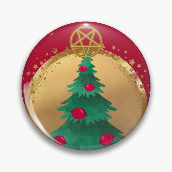 Item preview, Happy Sinsmas - Red Christmas Tree designed and sold by EvergreenRevolt.