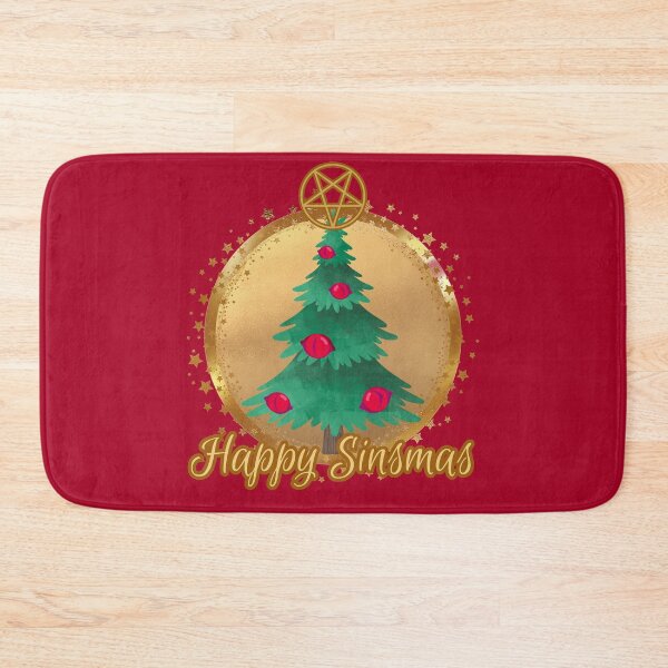 Item preview, Happy Sinsmas - Red Christmas Tree designed and sold by EvergreenRevolt.