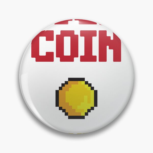 Item preview, Retro Arcade “Insert Coin” Pixel Art designed and sold by Mary Lau.