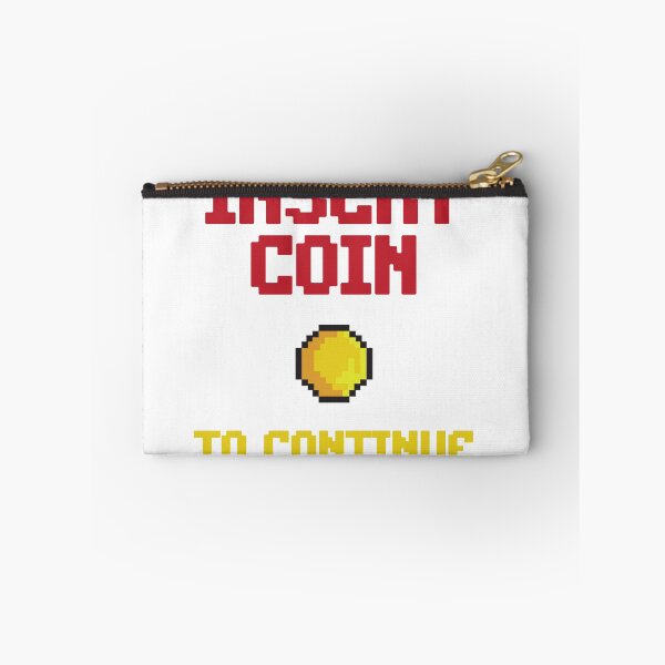 Item preview, Retro Arcade “Insert Coin” Pixel Art designed and sold by Mary Lau.