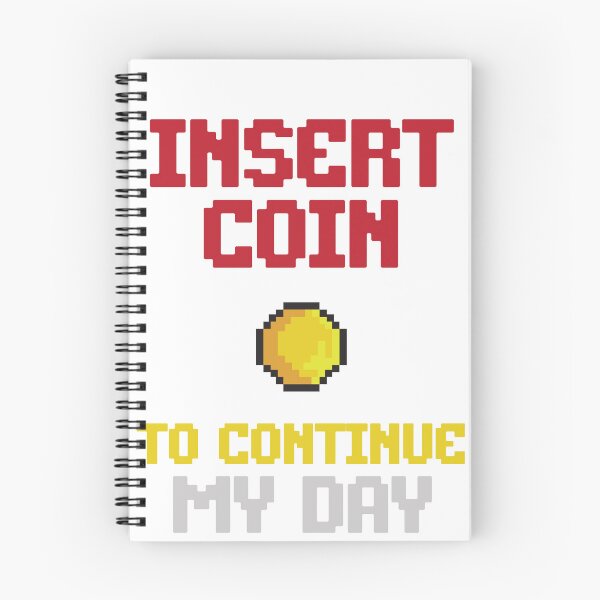 Item preview, Retro Arcade “Insert Coin” Pixel Art designed and sold by Mary Lau.
