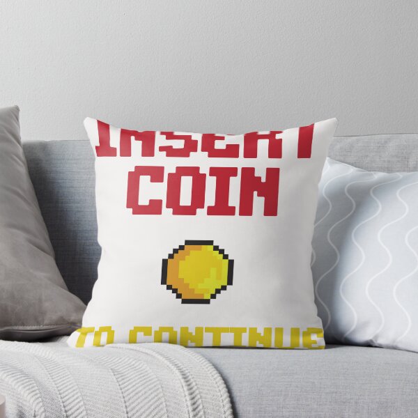Item preview, Retro Arcade “Insert Coin” Pixel Art designed and sold by Mary Lau.