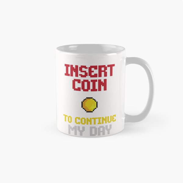 Item preview, Retro Arcade “Insert Coin” Pixel Art designed and sold by Mary Lau.