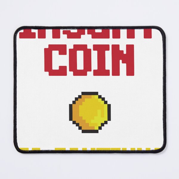 Item preview, Retro Arcade “Insert Coin” Pixel Art designed and sold by Mary Lau.