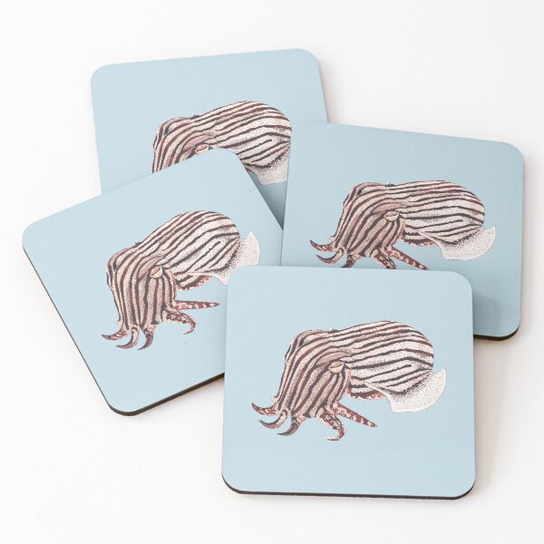 Item preview, PYJAMA SQUID-Sepioloidea lineolata designed and sold by BEATRIZ ABAITUA.