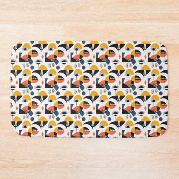 Item preview, Bold Contrast Geometric Grid designed and sold by MidArtForge.